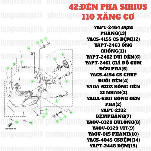 [SIRC][9:ỐNG XẢ] YAOV-0329 VÍT SIRIUS RC-T110LE (34) [26:YÊN(12)] [31:CỤM(9)] [42:ĐÈN(9)] [21:ỐP(22)]. EX155 [8:BẦU(32)] [31:CỤM(4)] [37:CỤM(4)(21)(33)(49)(55)] [40:ĐÈN(5)] [41:ĐỒNG(4)] [42:ĐÈN(3)(8)], SIRIUS FI [19:ỐP(2)(4)(6)(8)(14)] [31:CỤM(8)] [Yamaha] [37:CỤM(6)] [41:ĐỒNG(9)], NVX155_V1 [17:KHUNG(29)] [18:(8)]