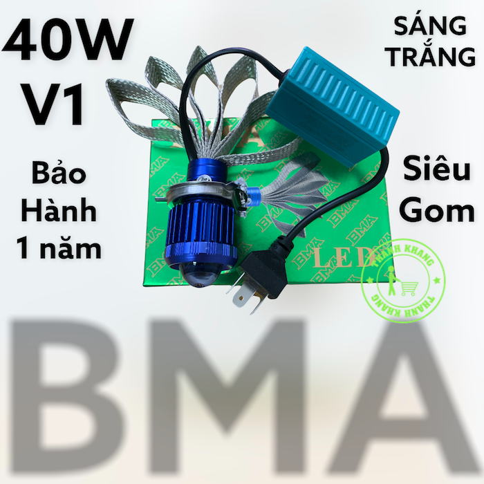 [Chính hãng led BMA] ĐÈN PHA LED BMA - F8 COS VÀNG PHA TRẮNG