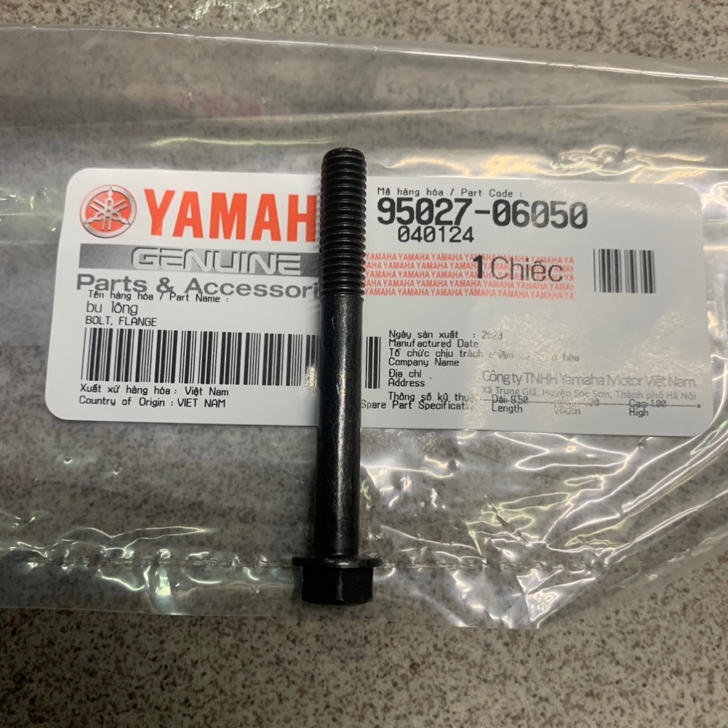 [Chính Hãng Yamaha]YAOV-084-Ốc 6ly khoá 8 Yamaha Phụ tùng phụ kiện xe máy