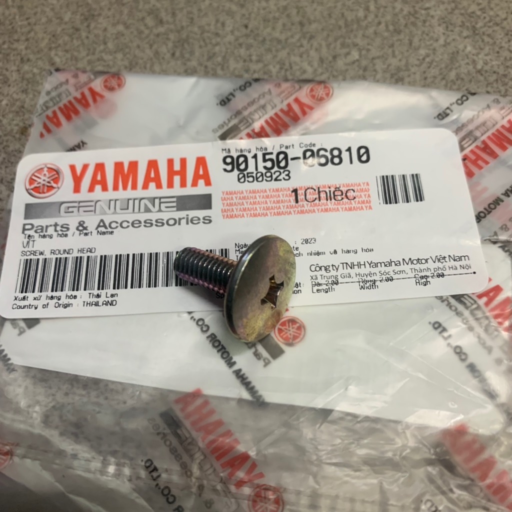 YAOV-097-Ốc vít mũ 6ly dài 1,5cm Phụ tùng phụ kiện xe máy qc-[Yamaha]_yaspm