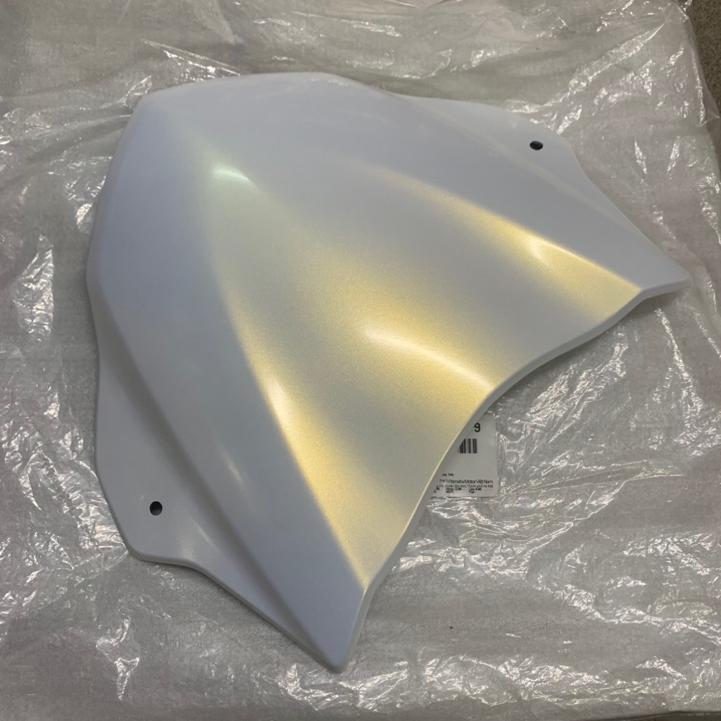 YADA-EX155-3 Mão ốp đầu đèn(Trắng ánh kim] Phụ tùng phụ kiện xe máy-[Yamaha]