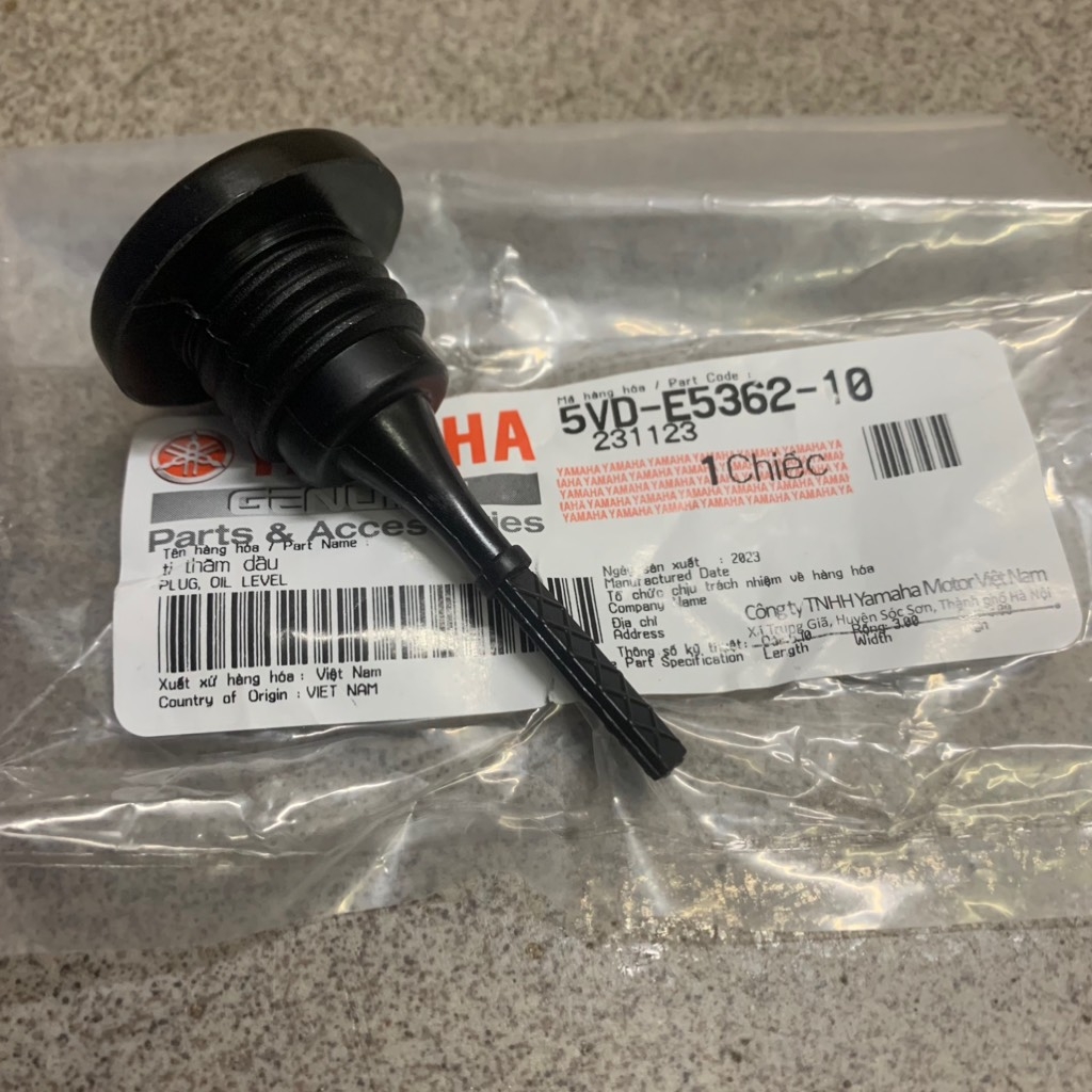 YADA-6184-Nouvo 2-3-Ty thăm nhớt(Đen) Phụ tùng phụ kiện xe máy-[Yamaha]