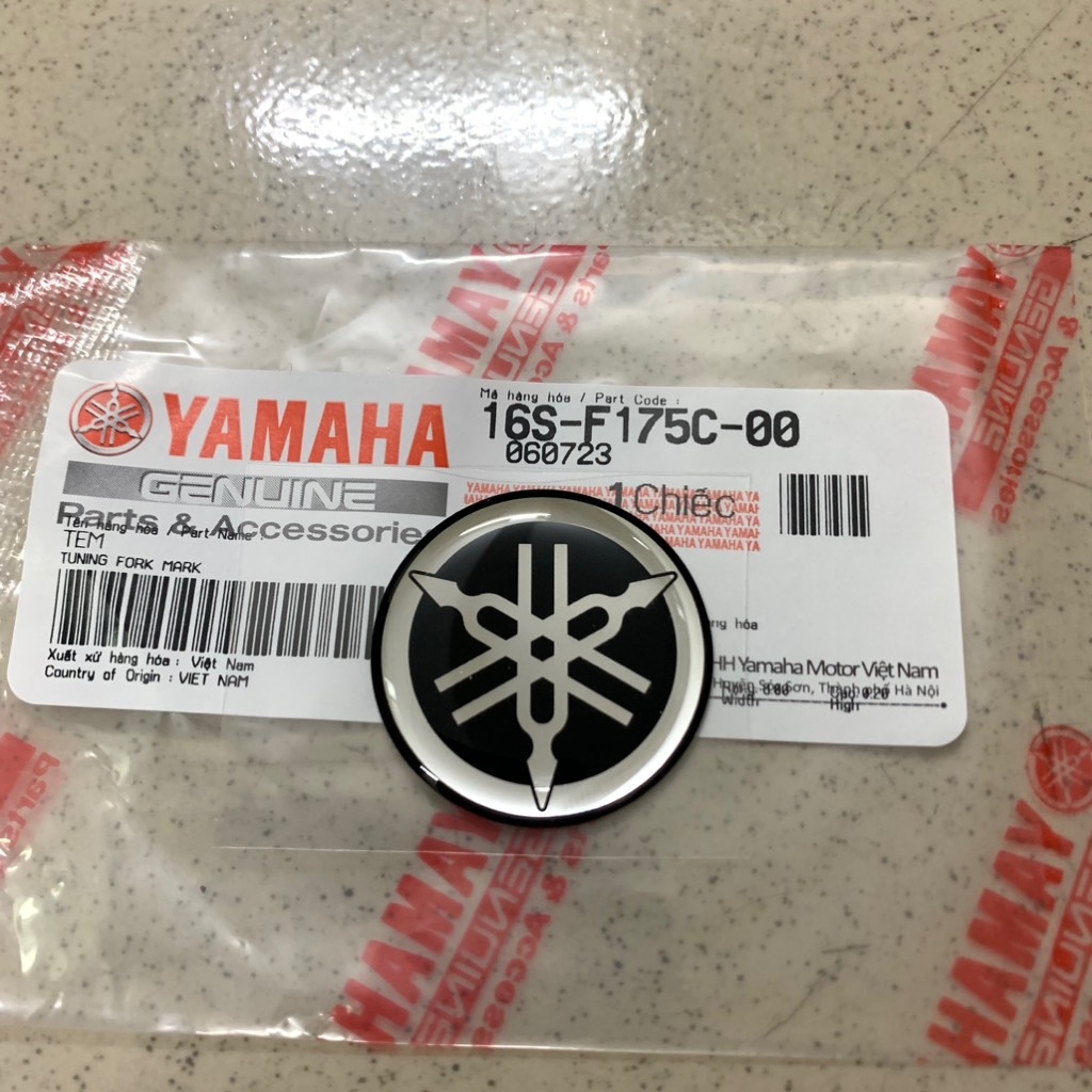 [Chính hãng Yamaha]YATE-8009-LOGO YAMAHA(2,3cm]
