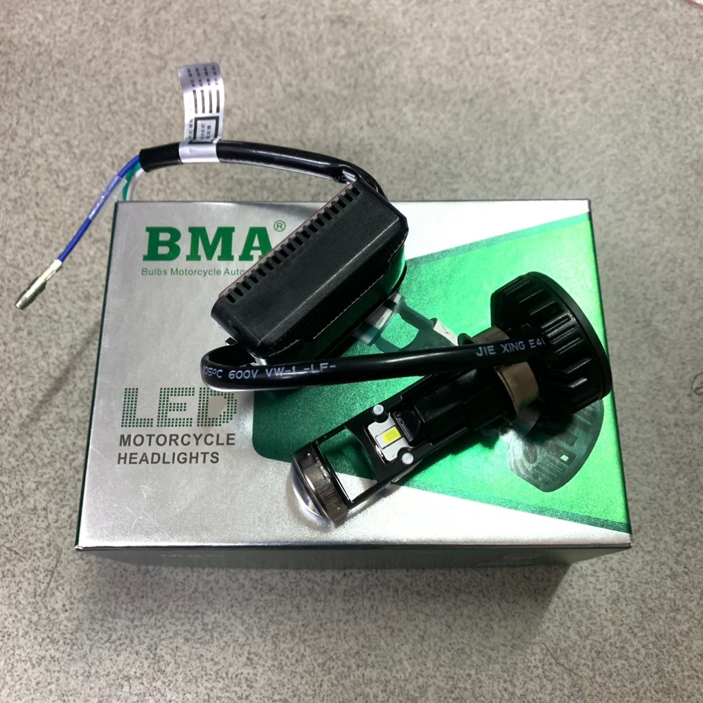 [Chính hãng led BMA] PHA LED BI CẦU XE MÁY M5-M8C-SÁNG TRẮNG(35W-2800lm)