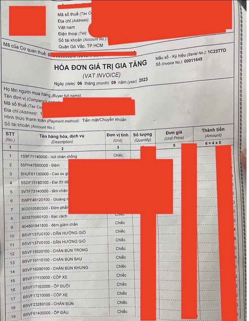 YADA-EX150(15-18)-ĐỎ TƯƠI-1 Chắn bùn trước-[Yamaha]