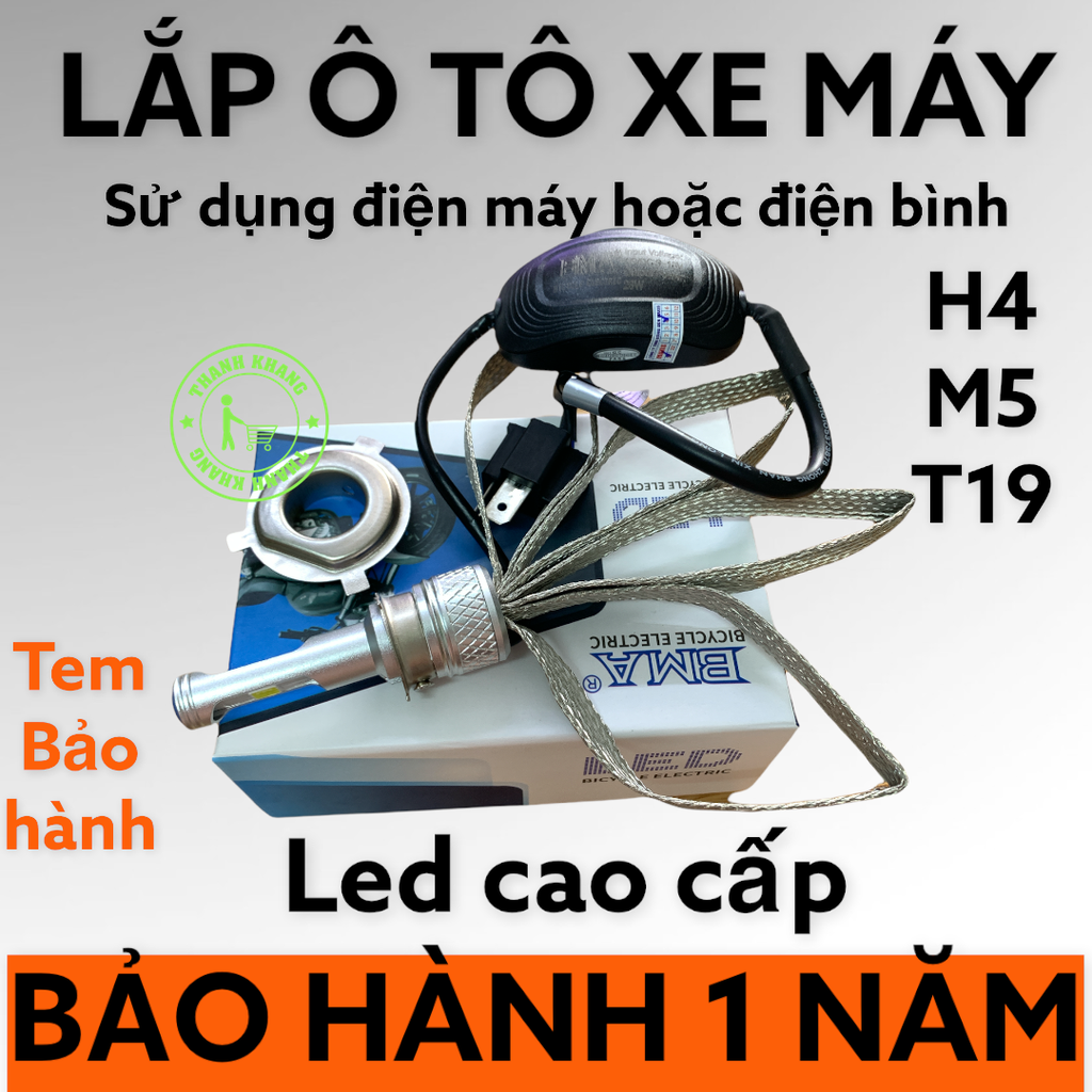 [Chính hãng led BMA] ĐÈN PHA LED BMA - F8 COS VÀNG PHA TRẮNG