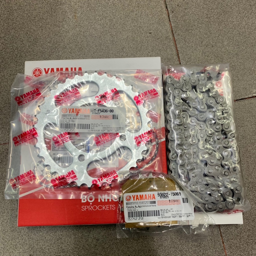 YAPT-2077-Jupiter MX-Gravita xăng cơ-Bộ sên nhông dĩa-[Yamaha]