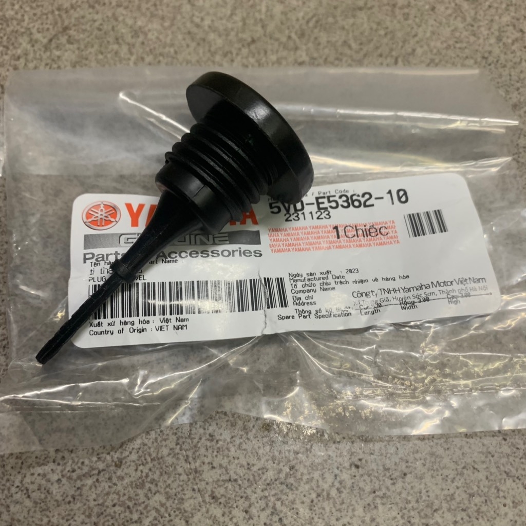 YADA-6184-Nouvo 2-3-Ty thăm nhớt(Đen) Phụ tùng phụ kiện xe máy-[Yamaha]