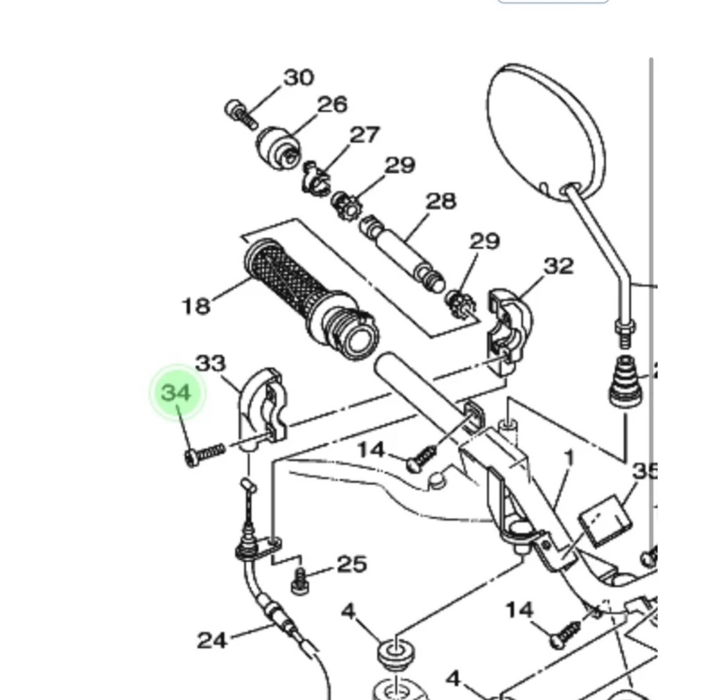 [EX15][31:CỤM ỐP ĐẦU] YAOV-094-VÍT EX15 (15-18) (30)-[Yamaha], SIRIUS FI [31:CỤM(18)], NVX155_V1 [31:(18)]