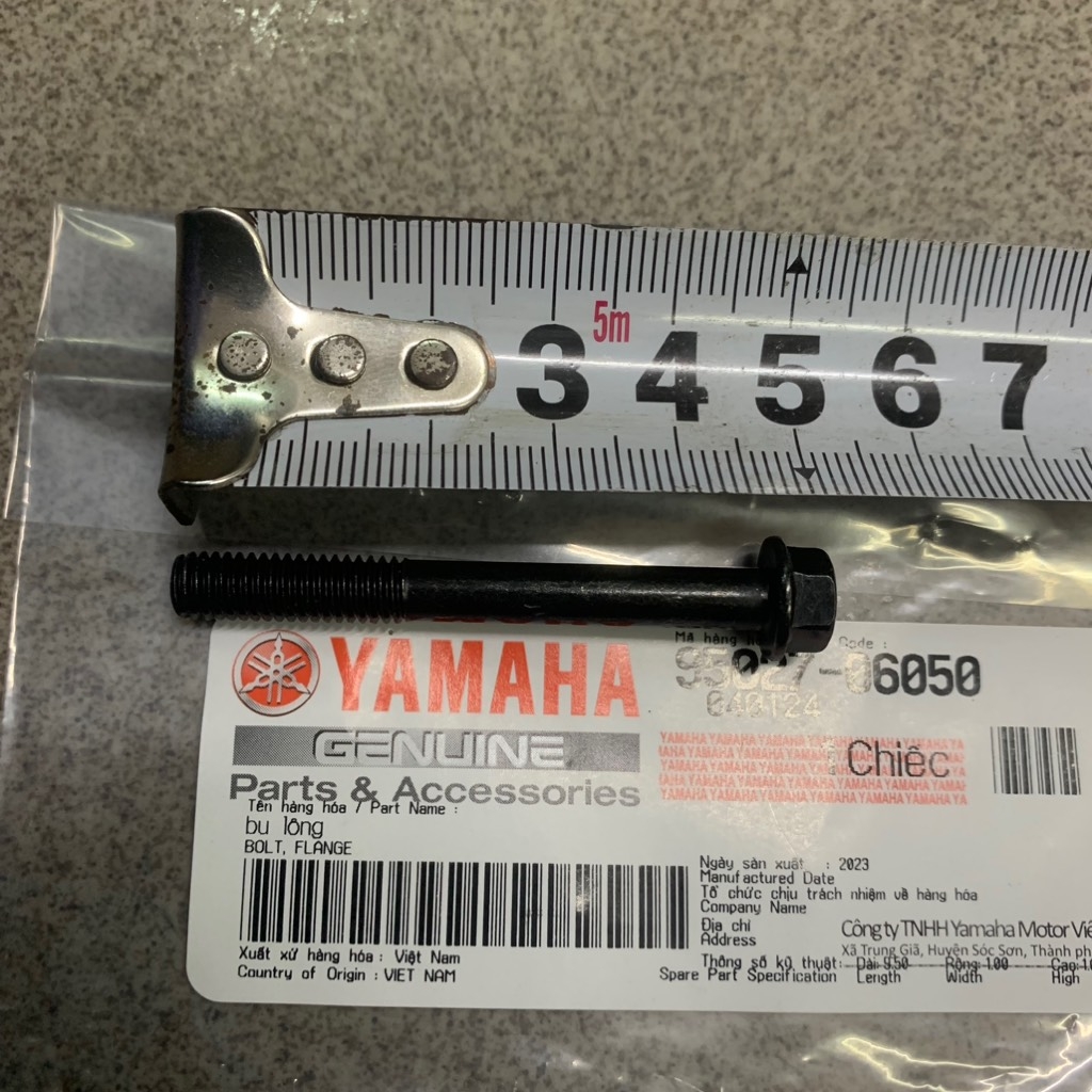 [Chính Hãng Yamaha]YAOV-084-Ốc 6ly khoá 8 Yamaha Phụ tùng phụ kiện xe máy