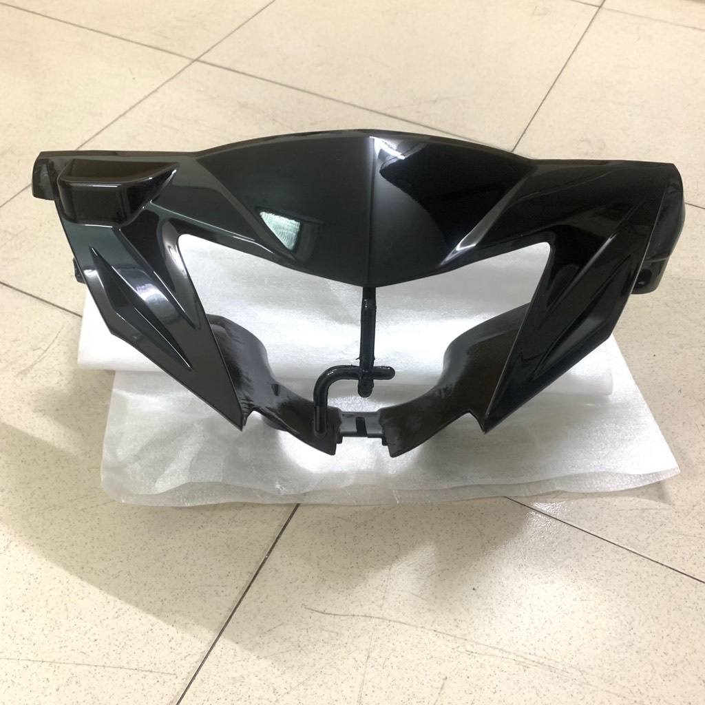 YADA-EX10(06-10)-ĐEN BÓNG-1 Ốp đầu đèn bóng nhỏ 1 càng-[Yamaha]