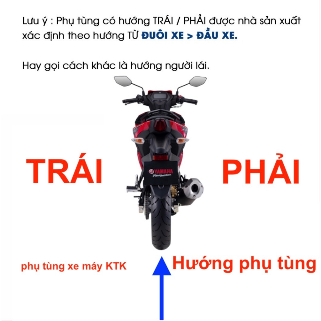 YADA-EX150(15-18)-NHÁM-12 Cốp cánh chim-TRÁI-[Yamaha]