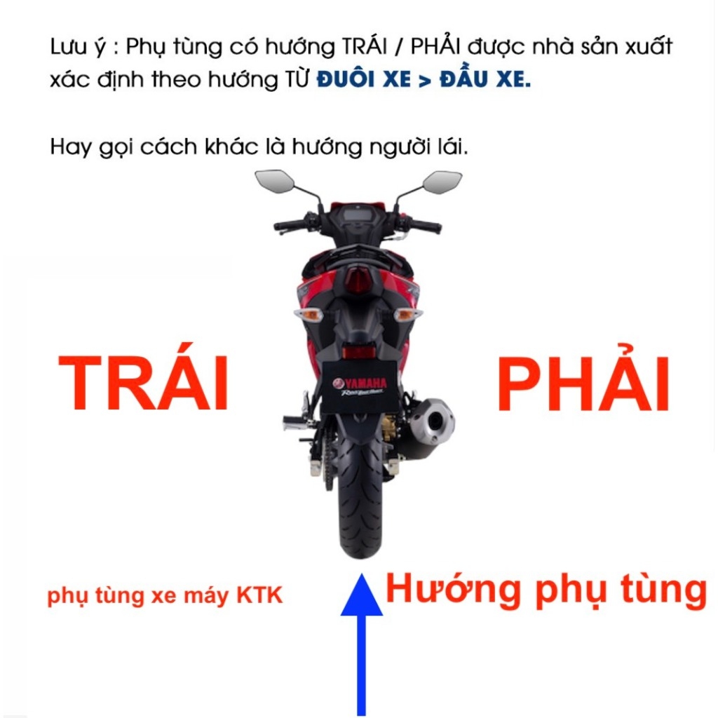 YADA-EX10(06-10)-ĐEN BÓNG-4 Cánh yếm-TRÁI-[Yamaha]