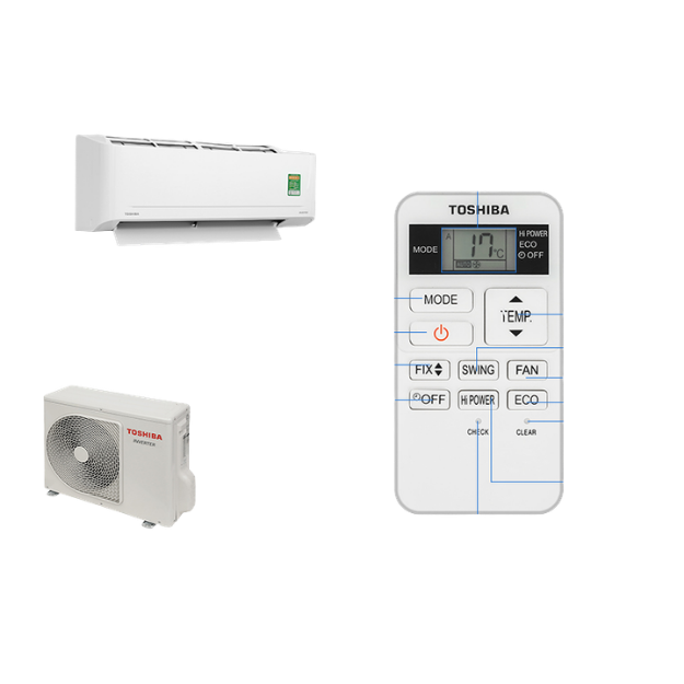 Máy Lạnh Toshiba Inverter 1.5HP RAS-H13S5KCV2G-V