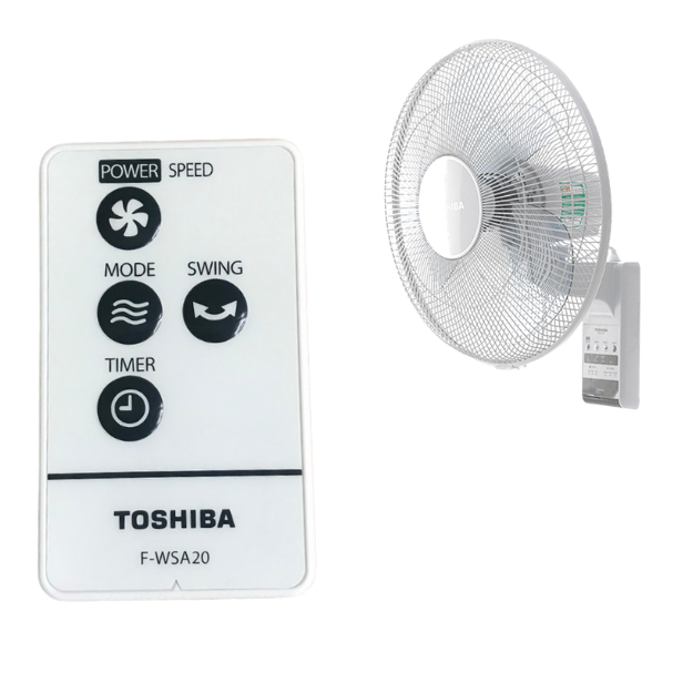 Điều khiển quạt treo tường Toshiba F-WSA20 (Kèm pin)