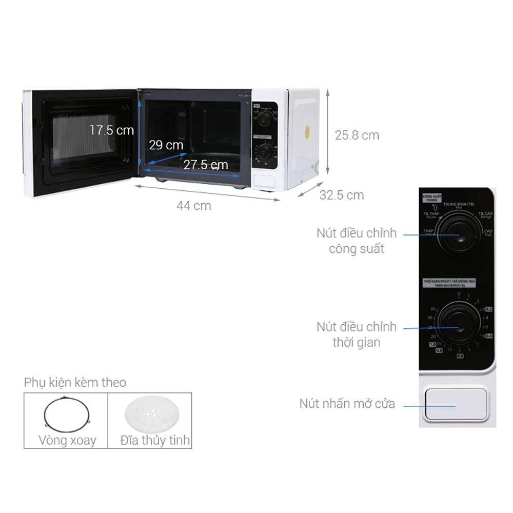 Lò vi sóng Toshiba ER-SM20(W1)VN