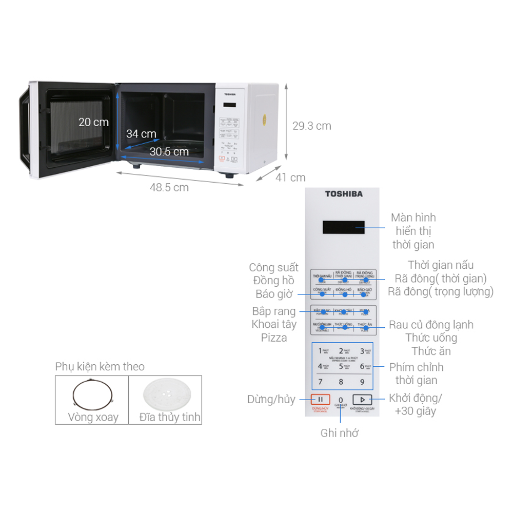 Lò vi sóng Toshiba ER-SS23(W1)VN