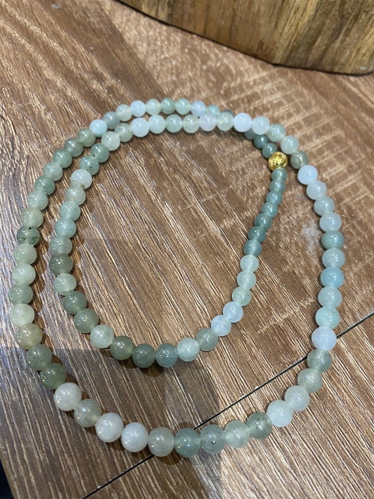 Vòng Cổ Xanh Chân Vịt, Trắng 6.4 - 7.3mm