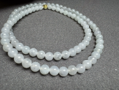 Vòng Cổ Hoa Tiêu Xanh Ám Khói - Nếp Hoá Khởi Keo - 7mm