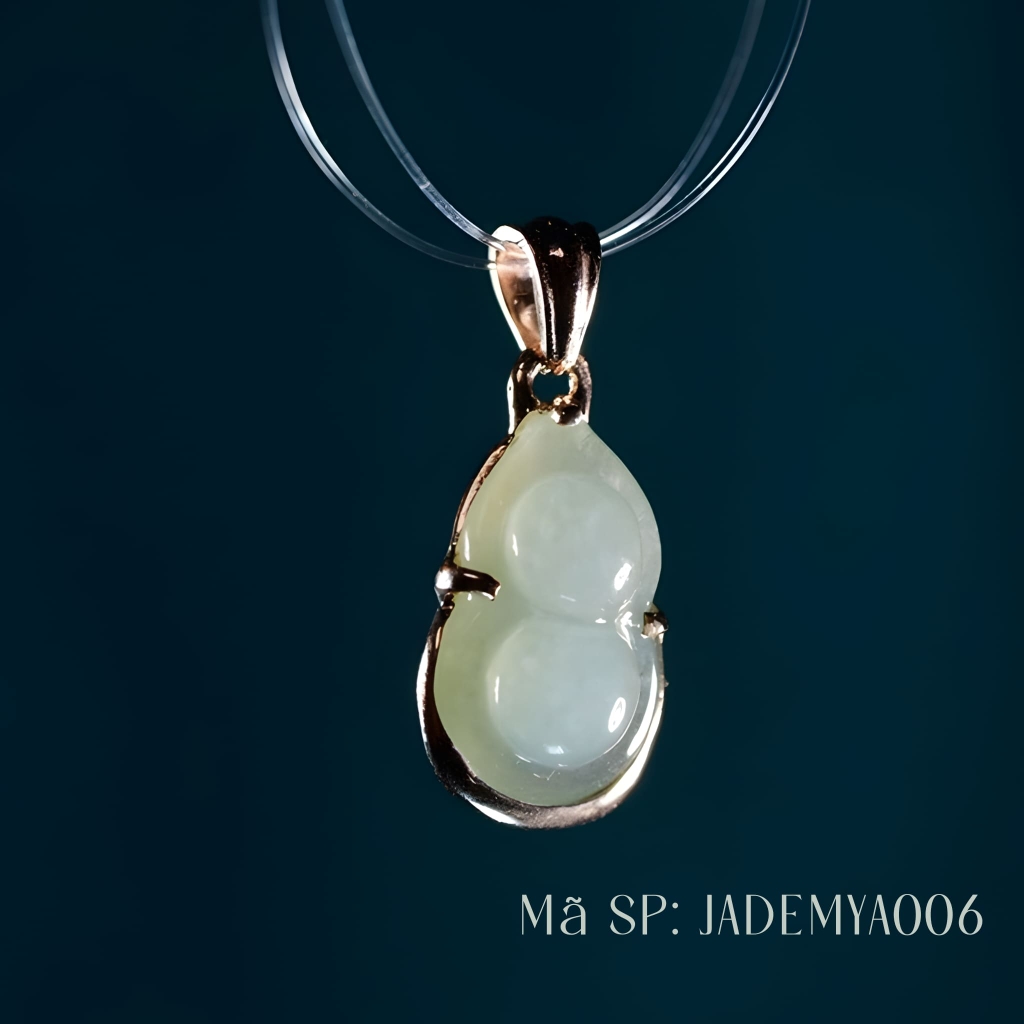 MẶT DÂY CHUYỀN PHỈ THUÝ TRÁI BẦU - VÀNG 14K