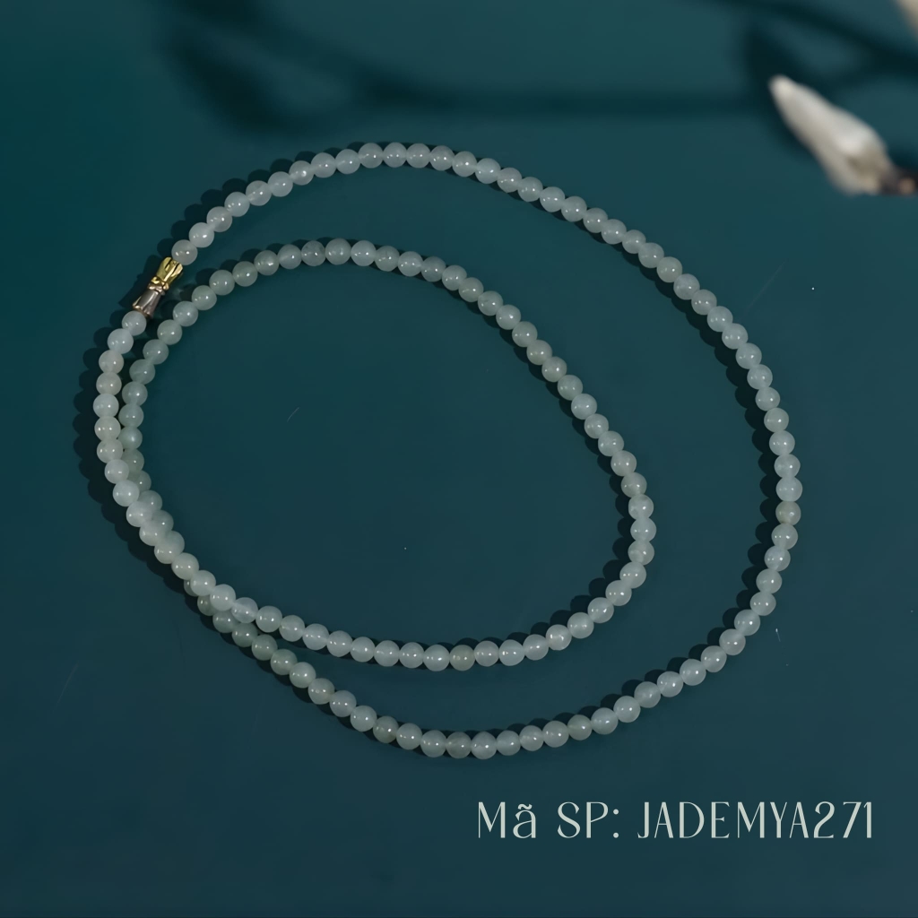 Vòng Cổ Lam Tinh Trắng - Băng Chủng