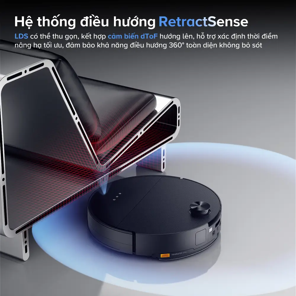 Robot hút bụi lau nhà Roborock Saros 10