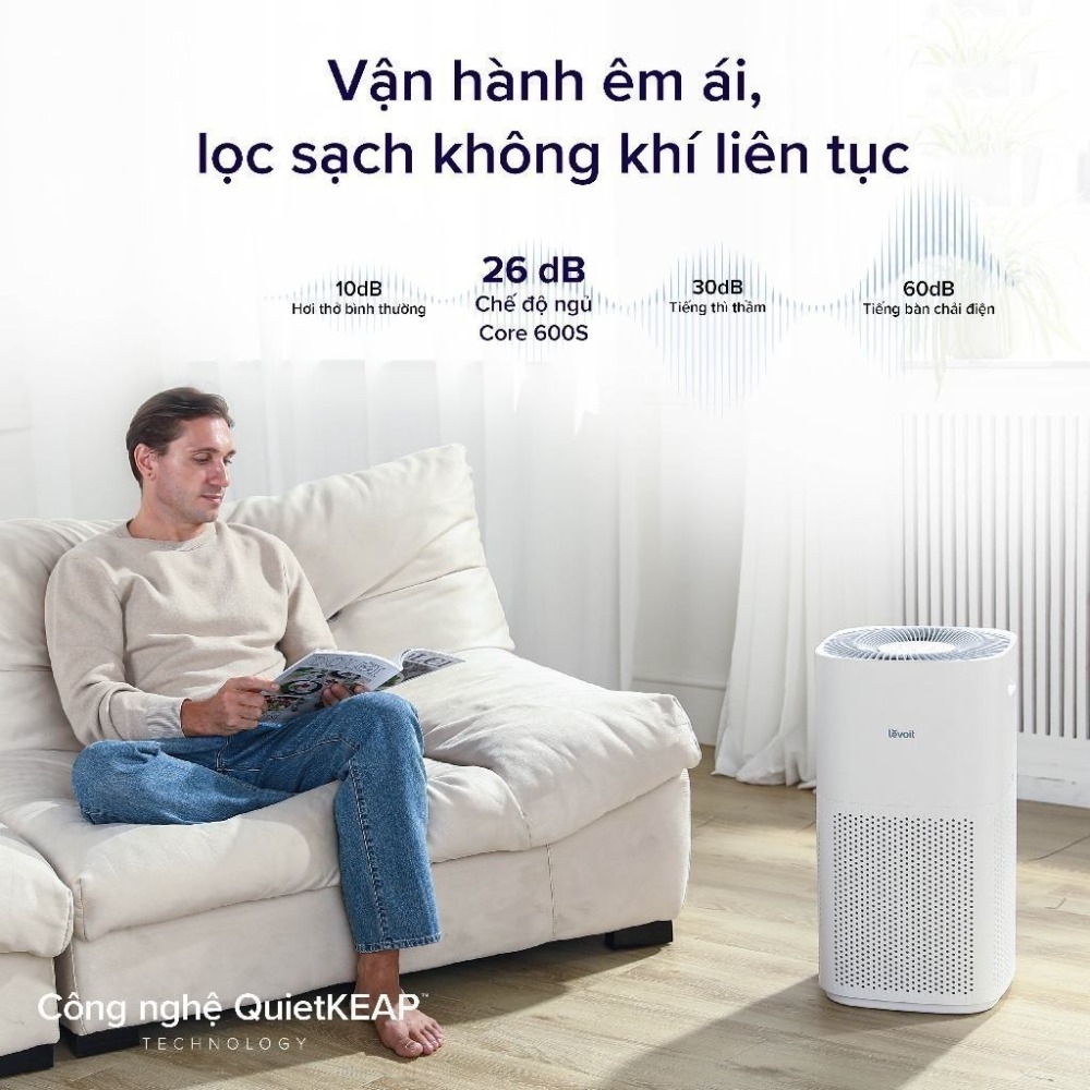 Máy lọc không khí Levoit Core 600S