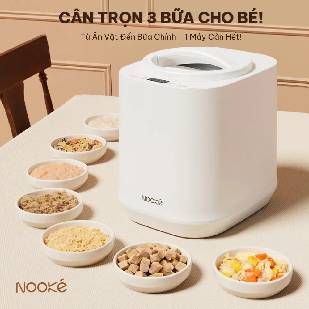 Máy chế biến thức ăn tươi cho thú cưng NOOKÉ
