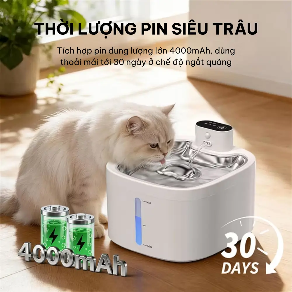 Máy lọc nước cho chó mèo HELIPET Pure 7 (P7)