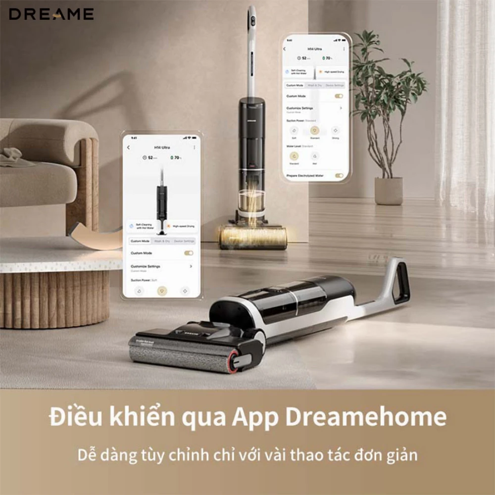 Máy hút bụi lau sàn khô và ướt Dreame H14 Ultra