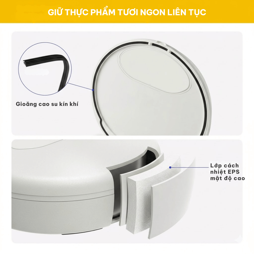 Máy cho chó mèo ăn pate tự động làm lạnh UBPet F21 - Bảo quản pate 24h