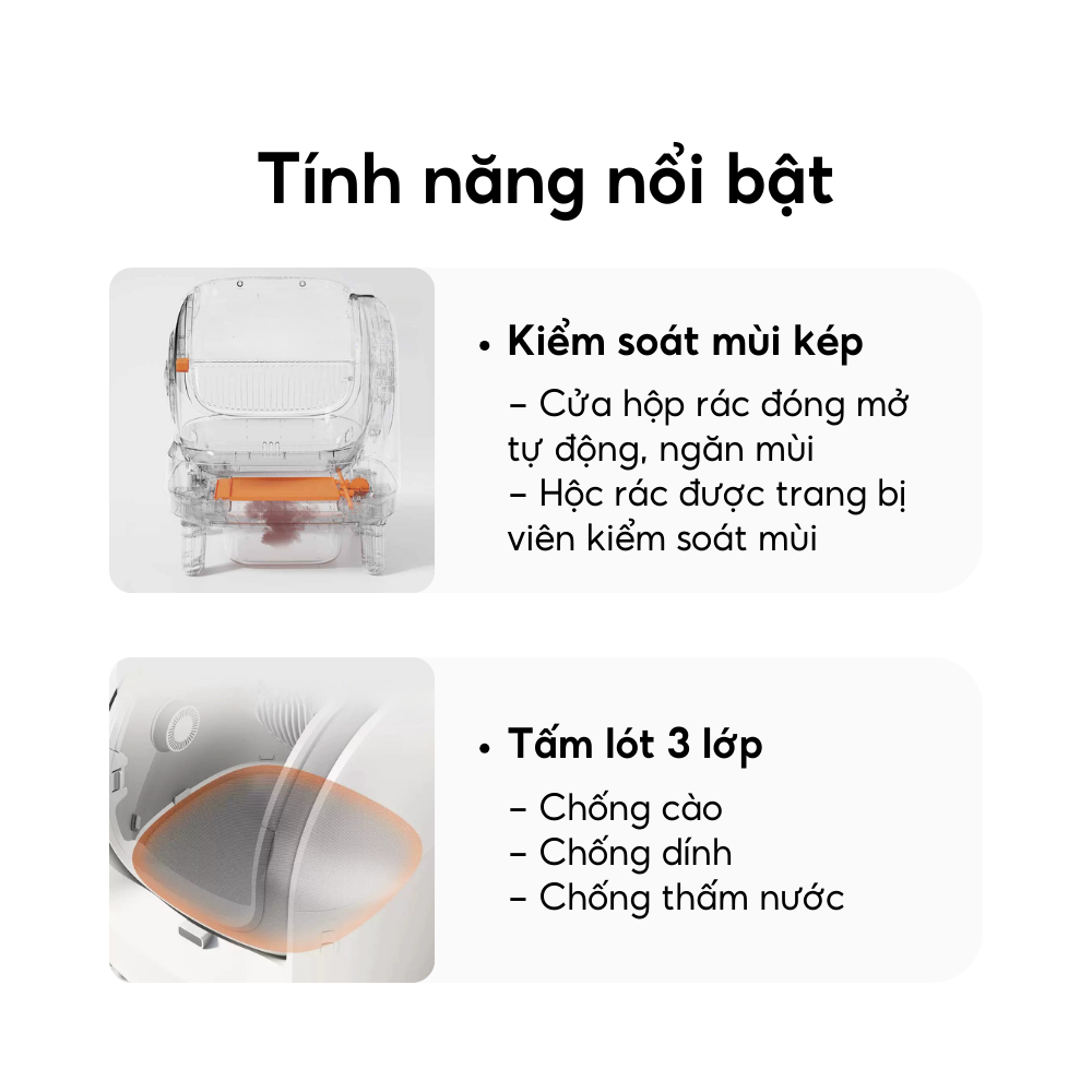 Máy dọn vệ sinh mèo HeLiPet Open Top