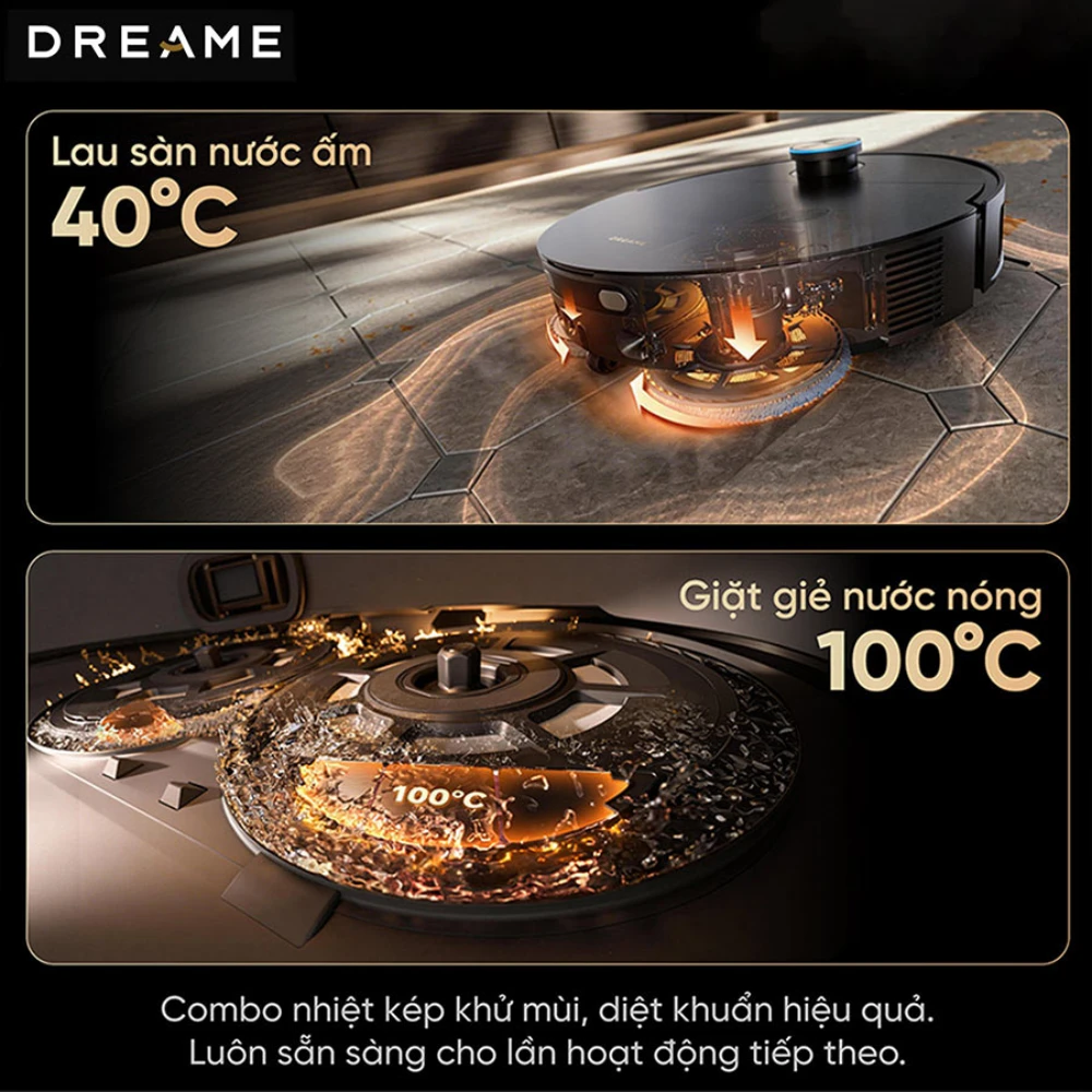 Robot hút bụi lau nhà thông minh Dreame X60 Ultra