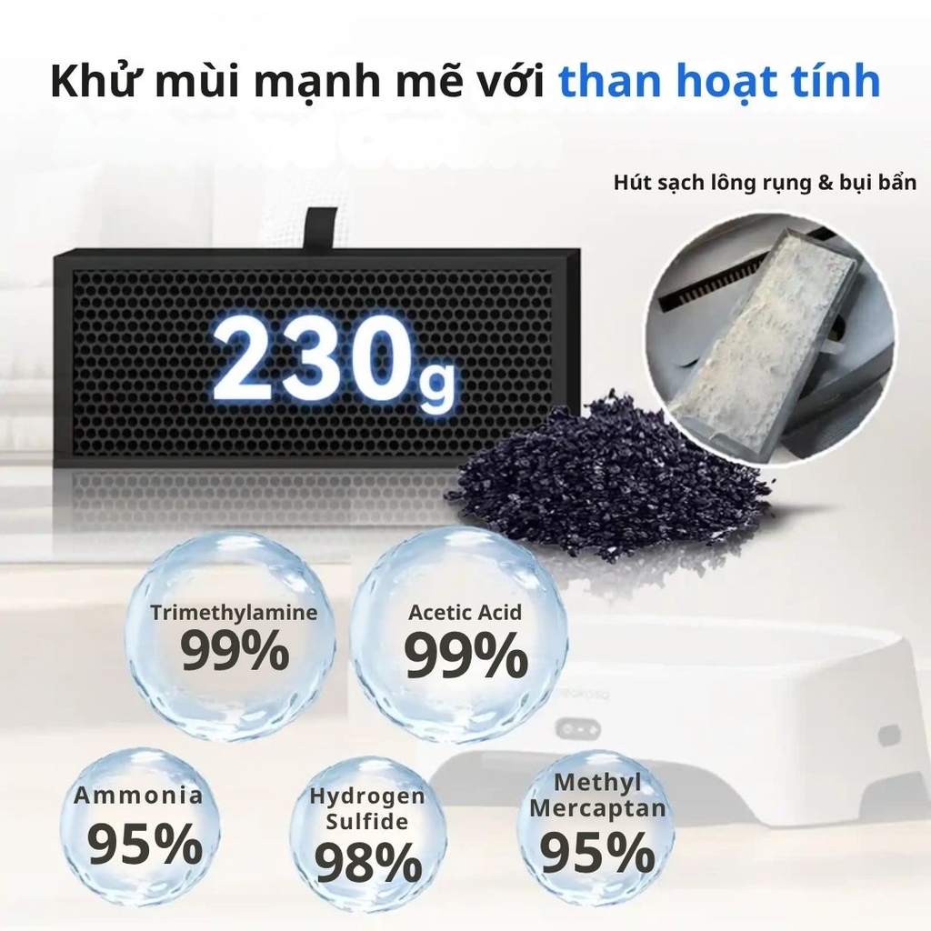 Bậc thang kết hợp máy lọc không khí Neakasa