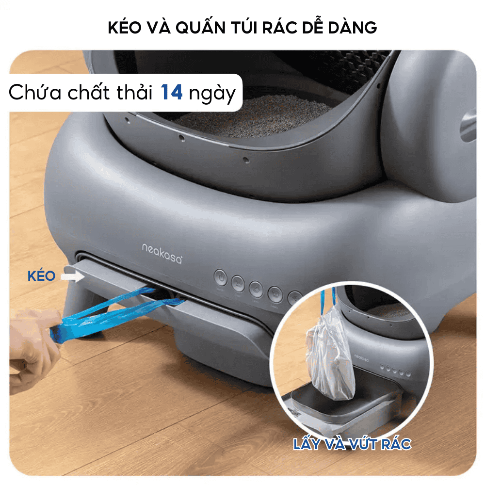 Máy dọn vệ sinh mèo Neakasa M1 Plus