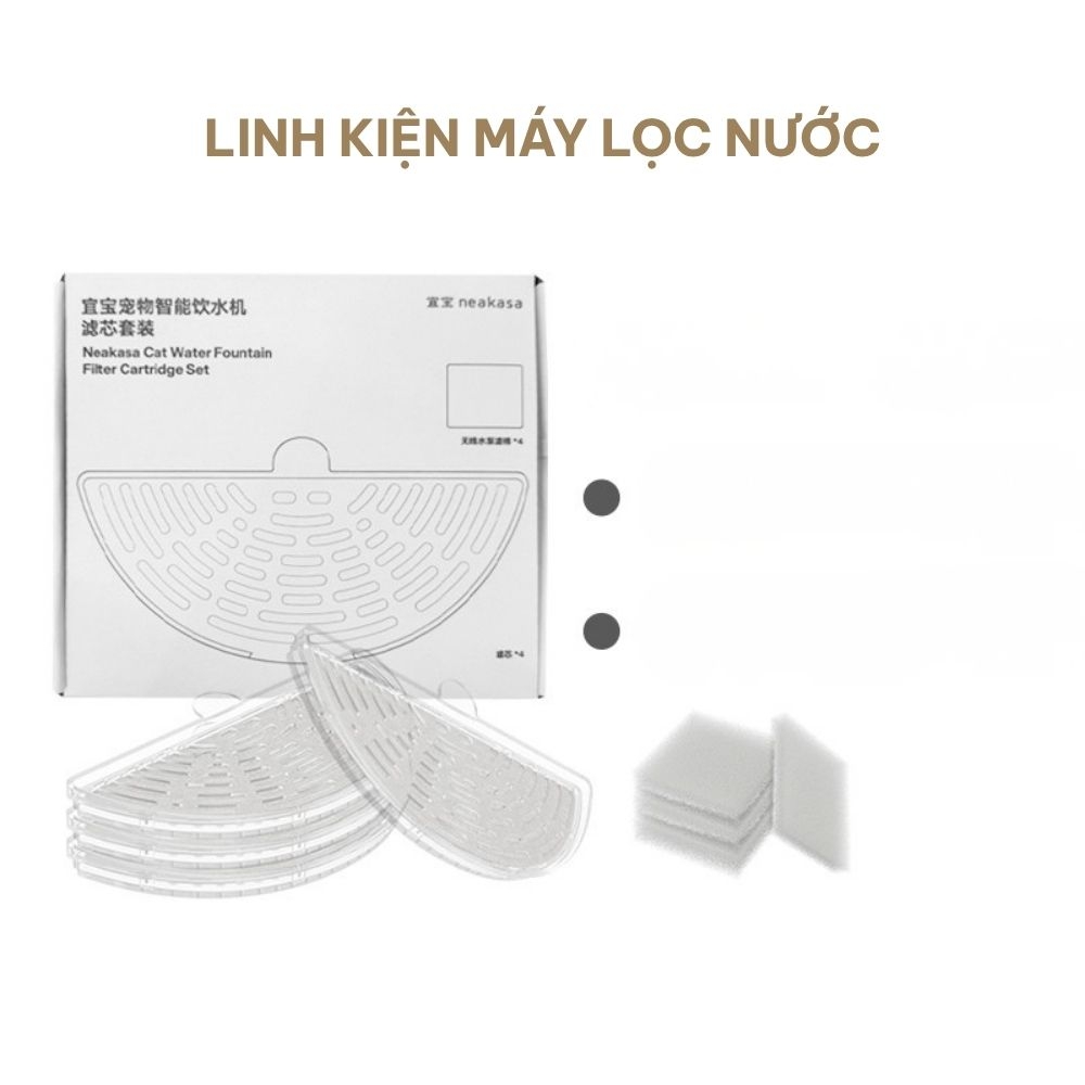 Máy lọc nước cho chó mèo Neakasa