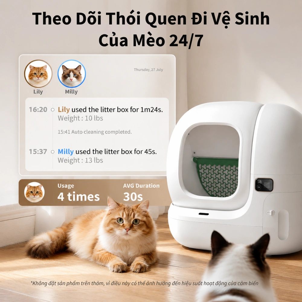 Máy dọn vệ sinh mèo PETKIT Purobot Max 3