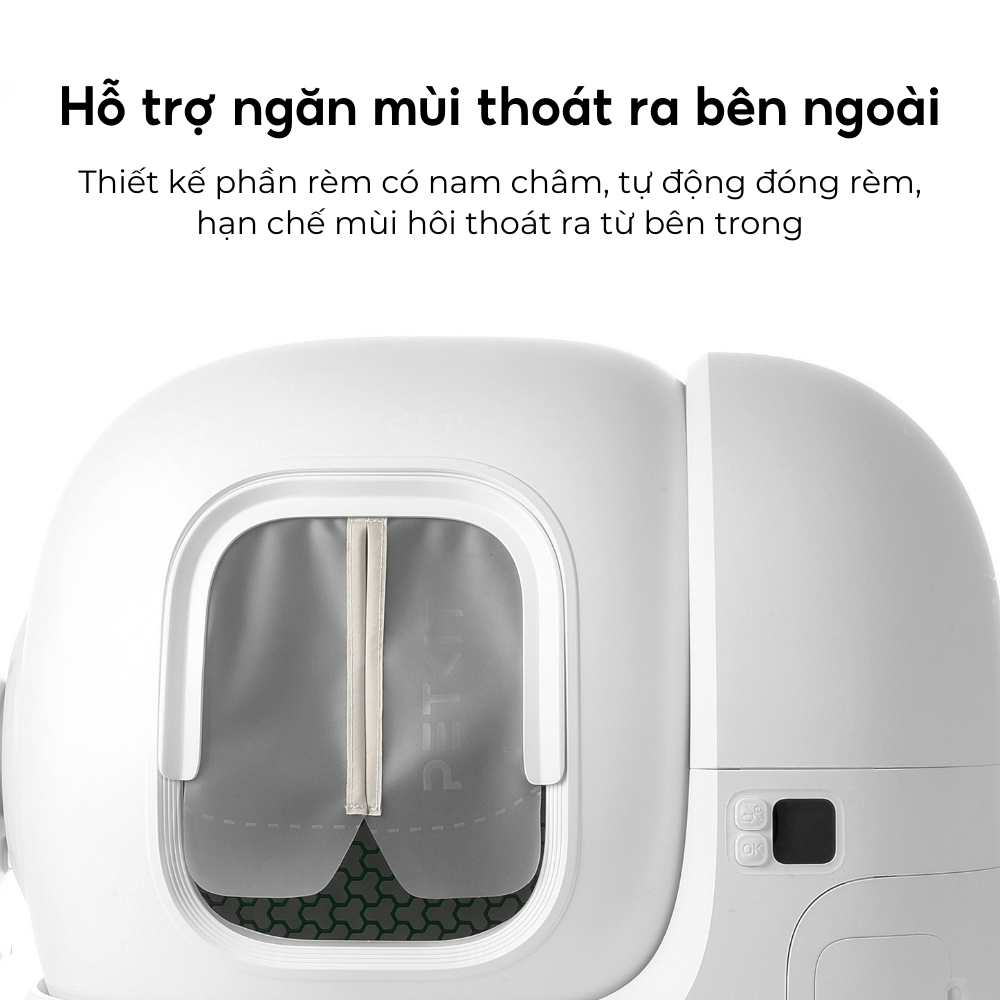 Rèm chống văng cát Petkit 2.0 dành cho máy vệ sinh Petkit