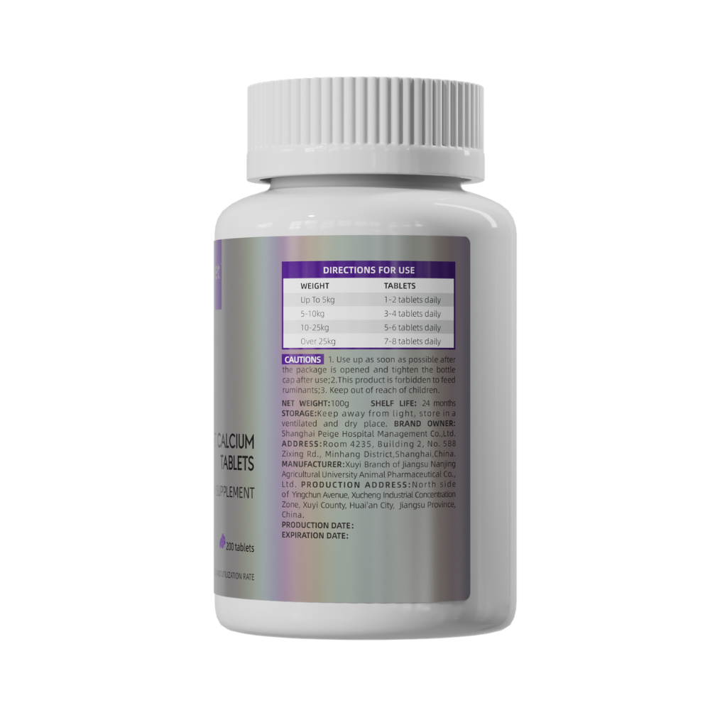 Viên bổ sung canxi cho chó mèo DR.VET (200 viên)