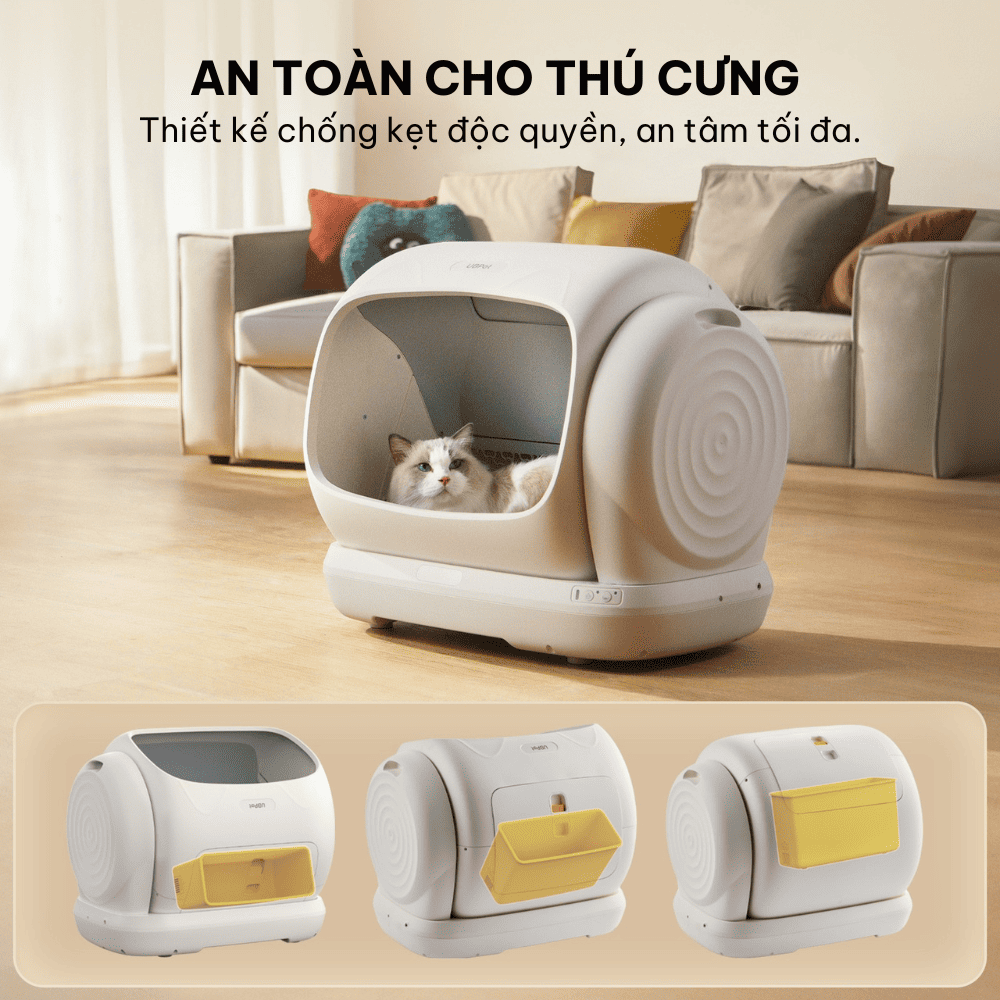 Máy dọn vệ sinh mèo UbPet C41 2026