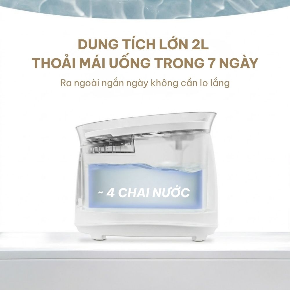 Máy lọc nước cho chó mèo Neakasa