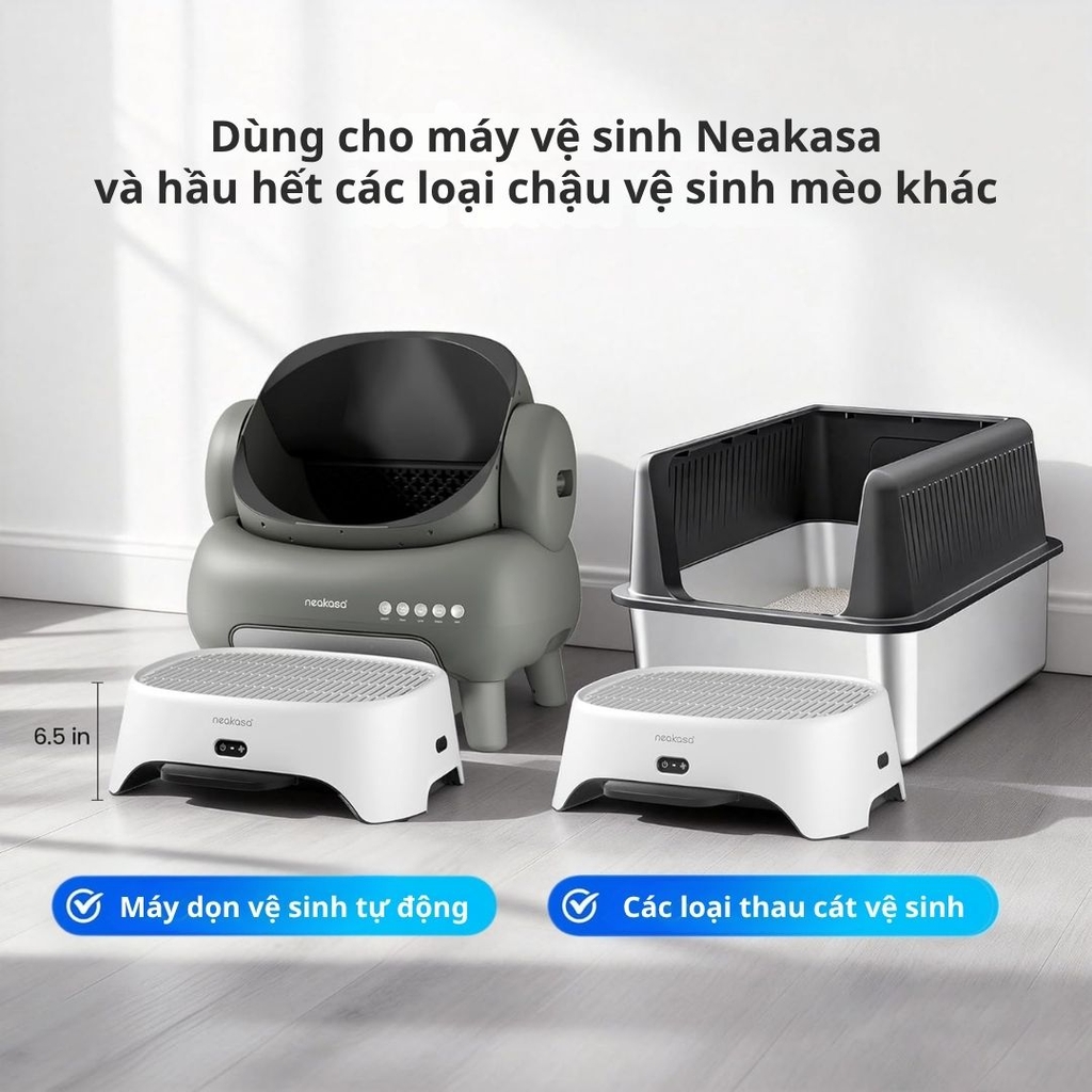 Bậc thang kết hợp máy lọc không khí Neakasa