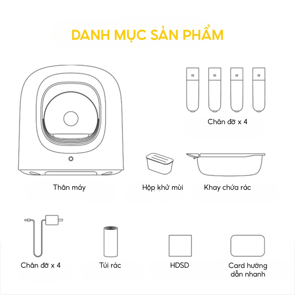 Máy dọn vệ sinh mèo HeLiPet