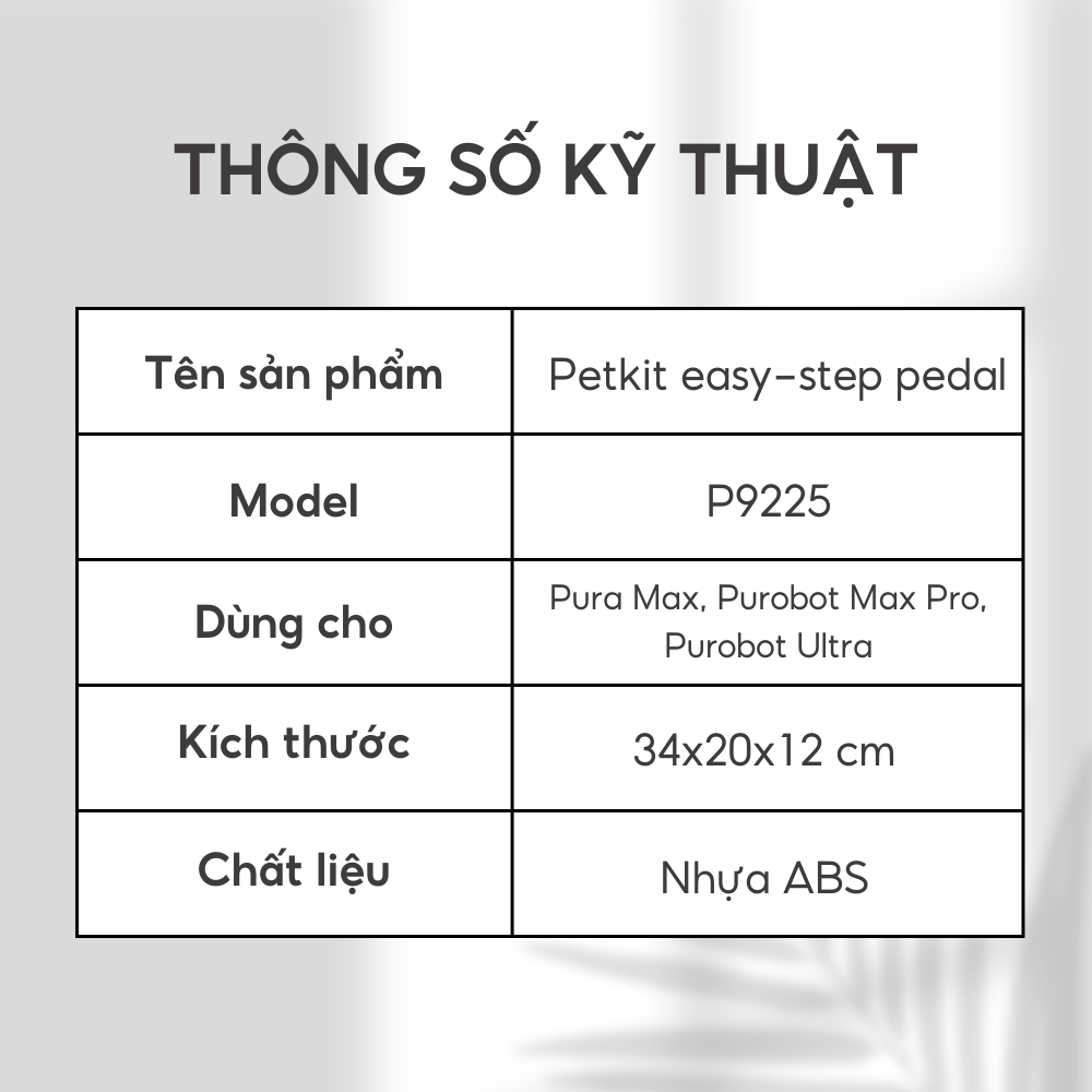 Bậc thang chống văng cát Petkit Easy-Step Pedal