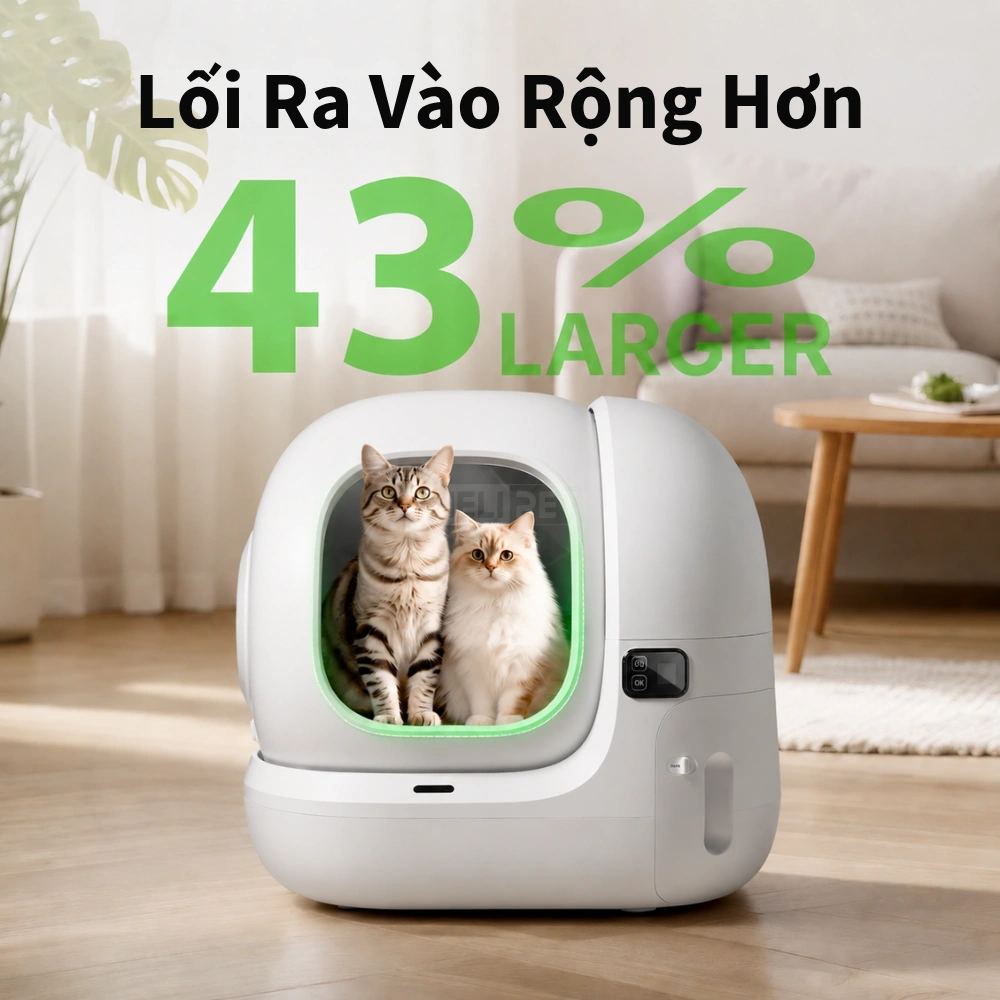 Máy dọn vệ sinh mèo PETKIT Purobot Max 3