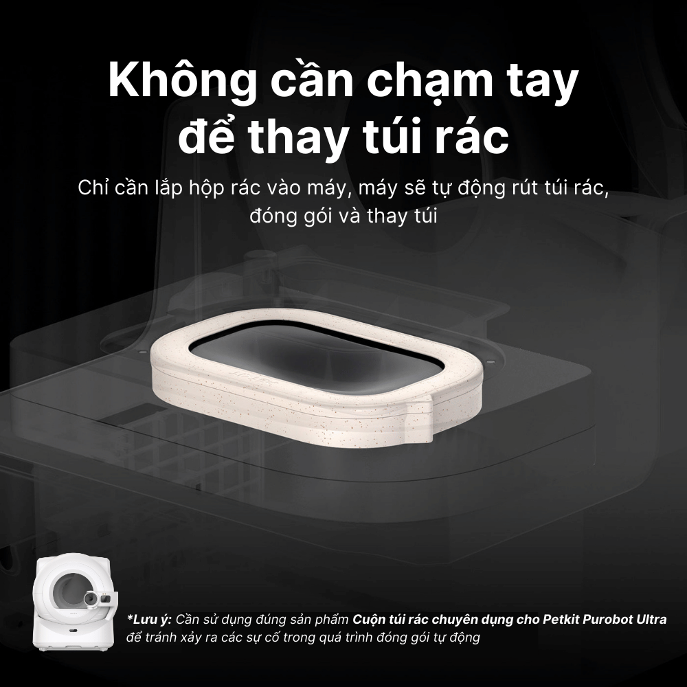 Túi liền mạch Petkit dùng cho Petkit Purobot Ultra