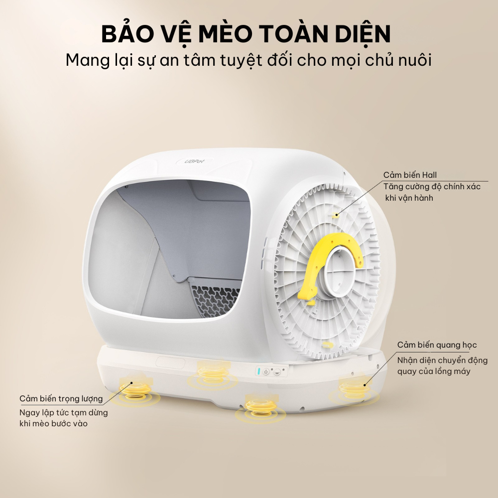 Máy dọn vệ sinh mèo UbPet C41 2026