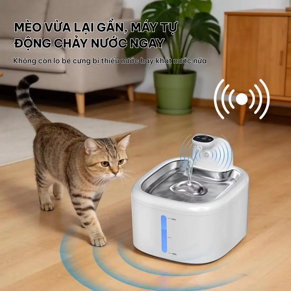Máy lọc nước cho chó mèo HELIPET Pure 6 (P6)