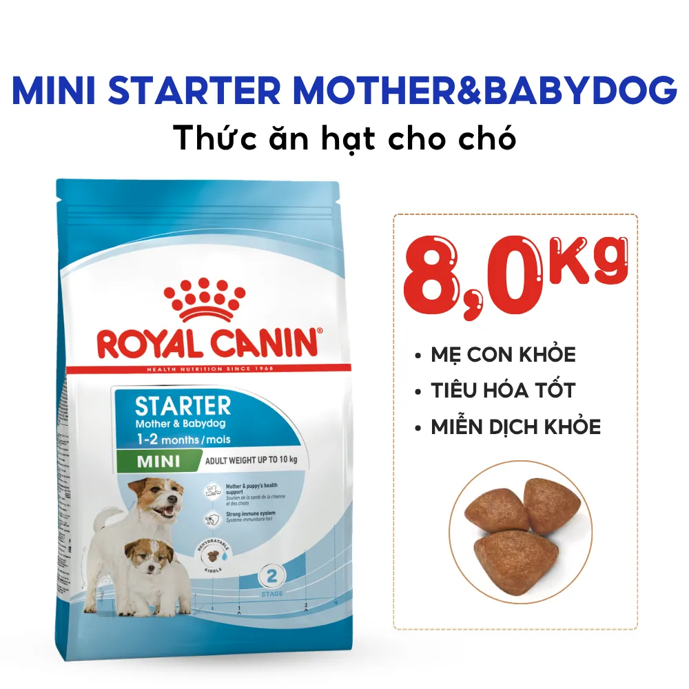 Thức Ăn Hạt Cho Chó Mini Starter Mother&Babydog