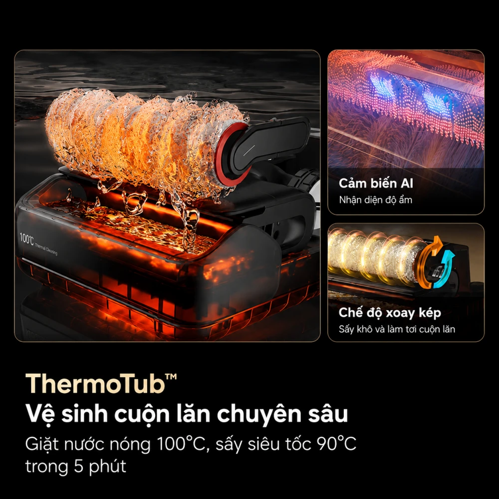 Máy hút bụi lau sàn Dreame H15 Pro Heat